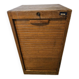 Wooden curtain file cabinet