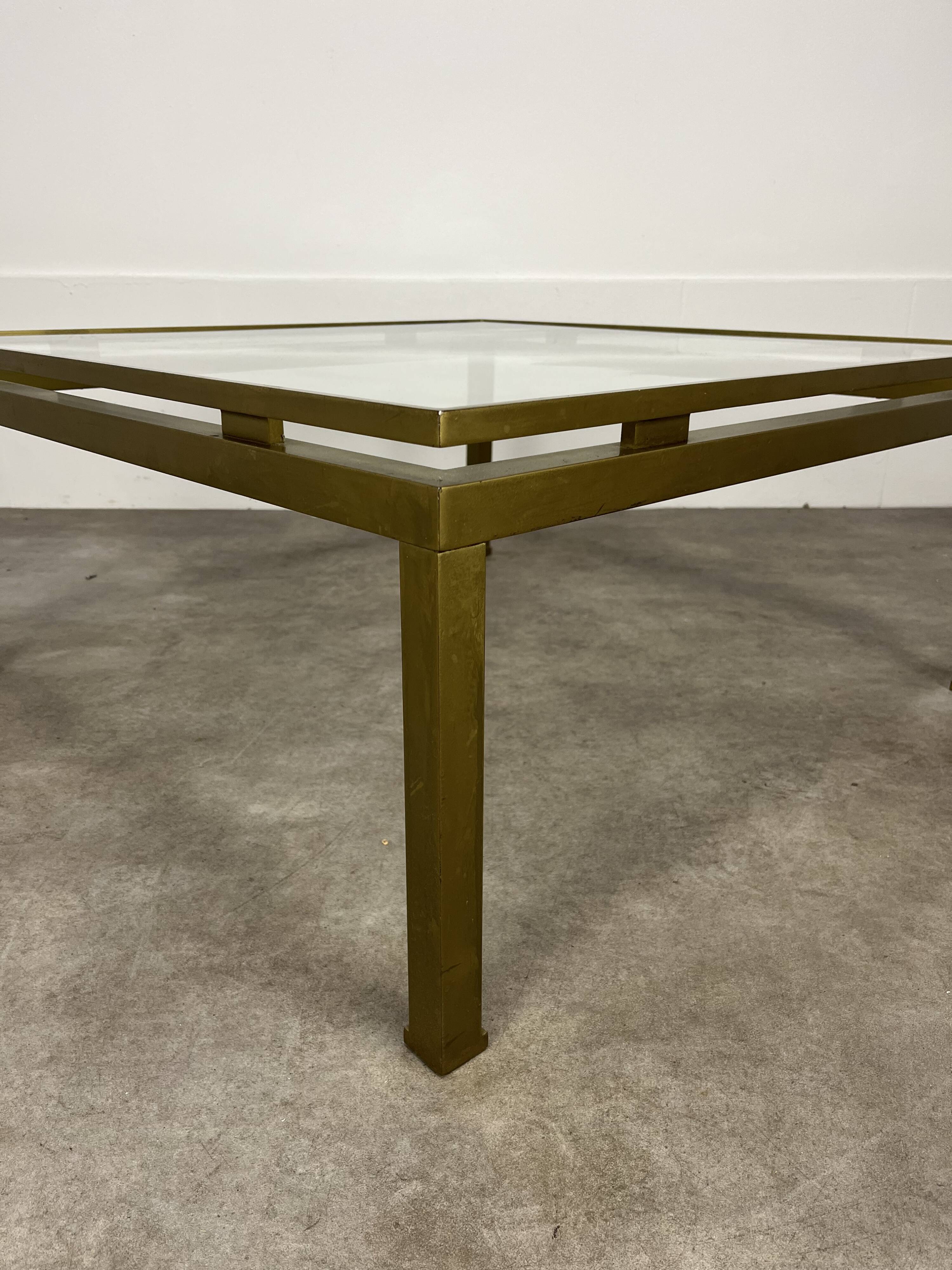 Table basse Guy Lefèvre pour Maison Jansen 1970