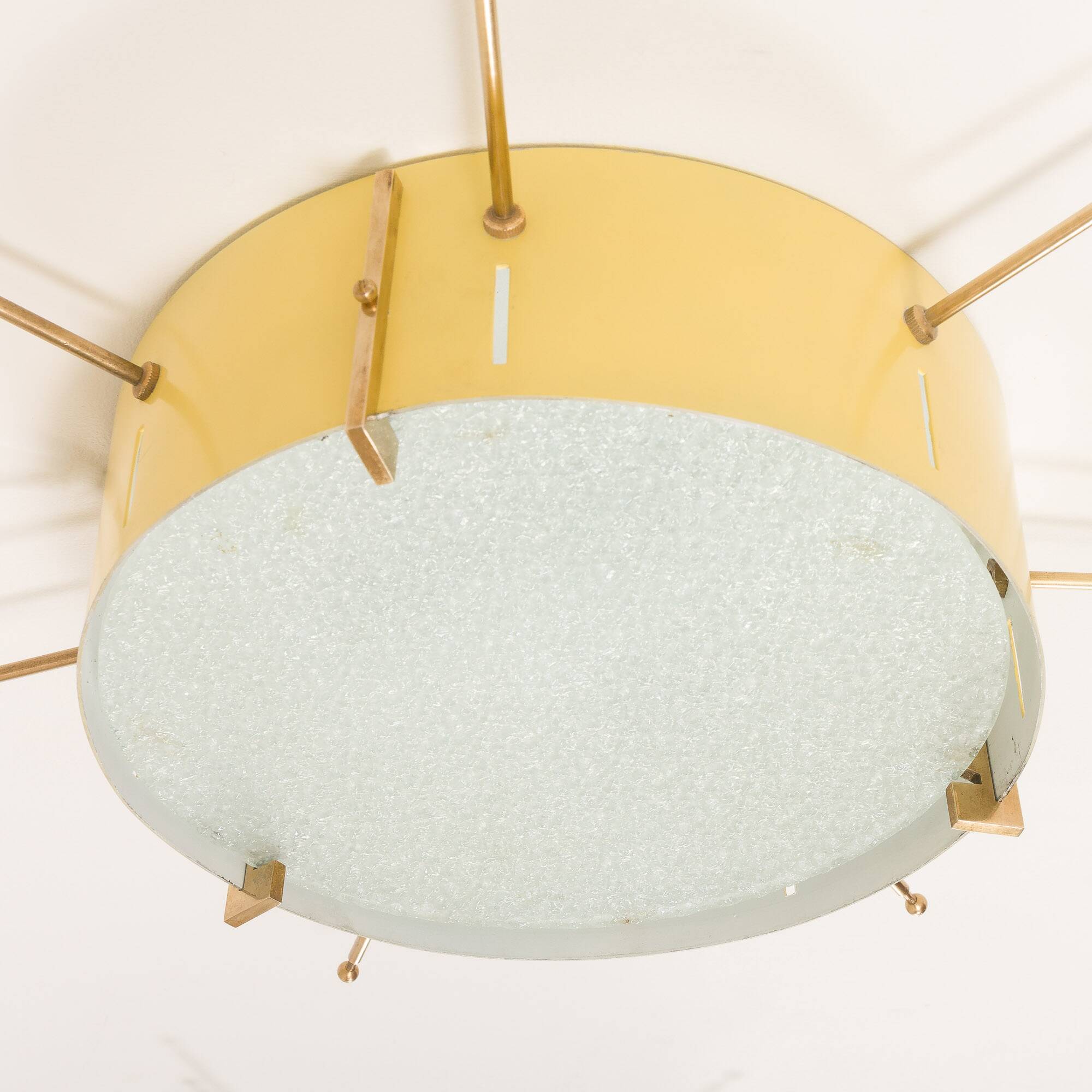 Italian ceiling lamp from the 1950s in the style of Gio Ponti.