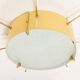 Italian ceiling lamp from the 1950s in the style of Gio Ponti.