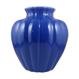 Blue ceramic vase