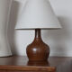 Lampe à poser grès pyrité La Borne 1980