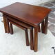 Brutalist nesting tables