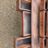 Solid oak desk with drawers