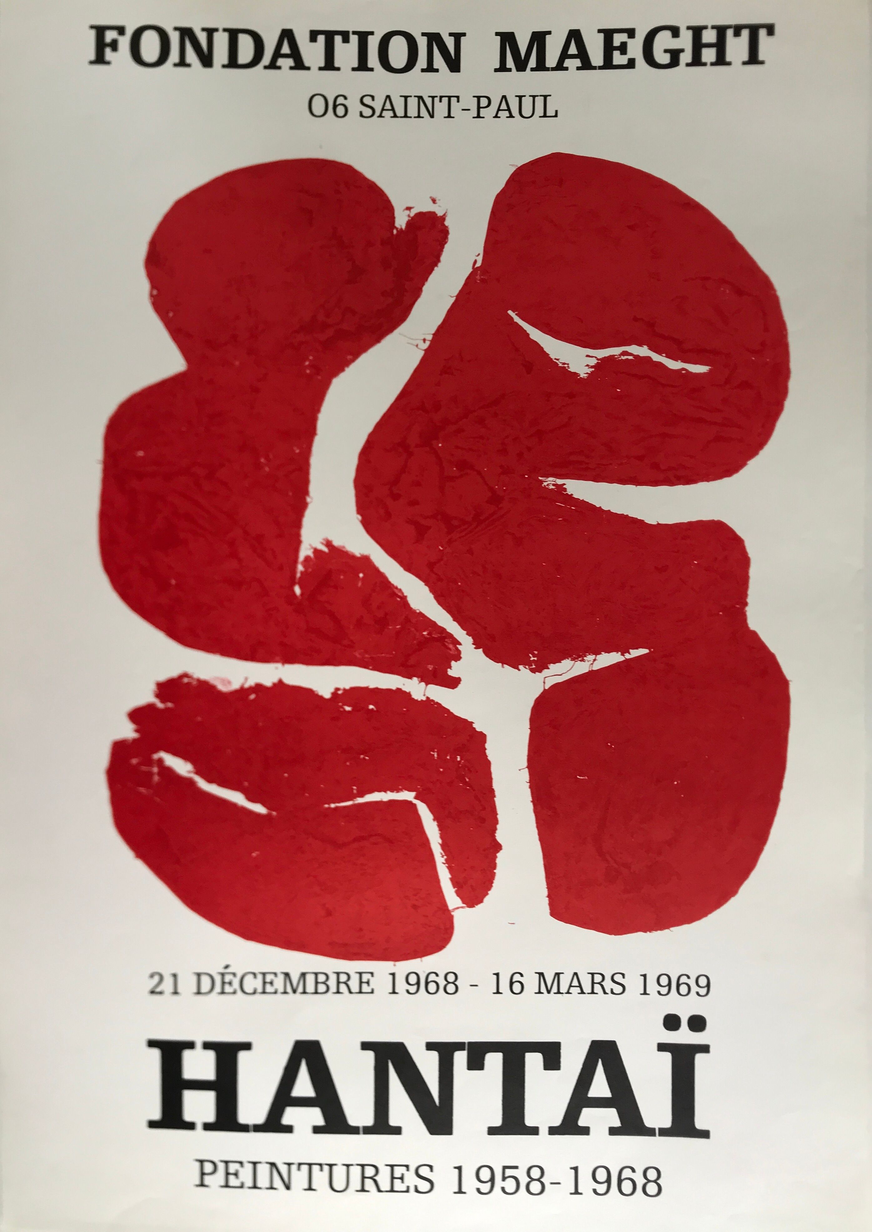 Simon Hantaï, fondation maeght, 1968