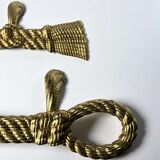 Valenti XL bronze rope knot door handles, Spain, 1980s