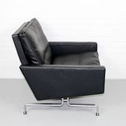 Set 2 vintage PK31/1 Lounge Chair & PK61 Coffee Table by Poul Kjaerholm for E. Kold Christensen