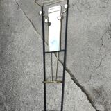 Mirrored and 4-patère coat rack