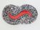 Vallauris: superb 1950s fruit bowl in vintage ceramic