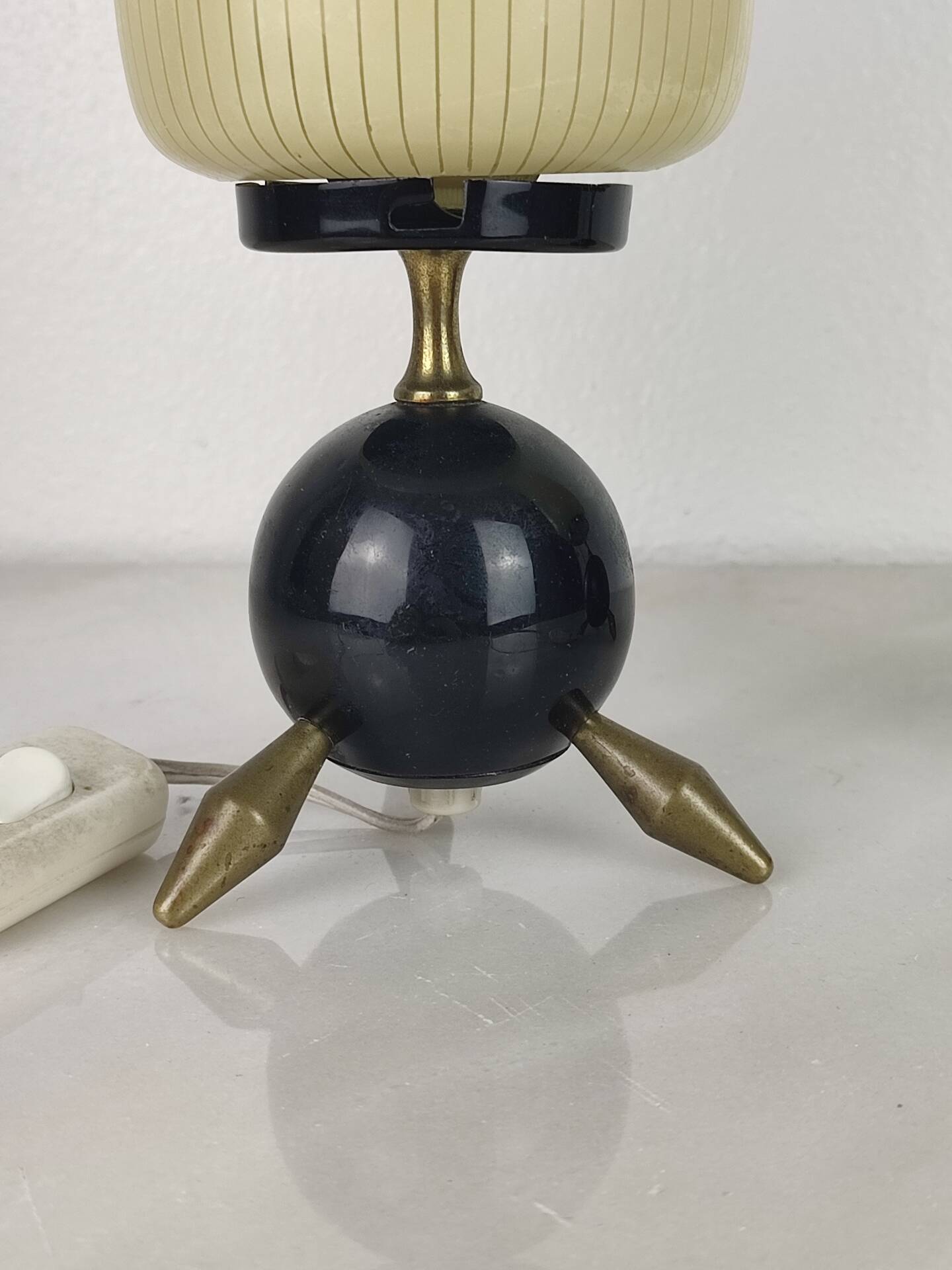 Paire de lampes de table vintage "Tripode" – Style Mid- Space age