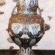 Large potiche vase in cermal and orientalist silver Morocco