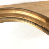 Old oval mirror gold, early 20th 38x50cm