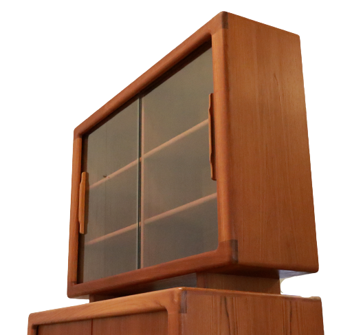 Vintage Danish design Dyrlund two-piece cabinet