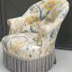 Ancien fauteuil crapaud