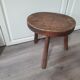 Vintage old wooden stool tripod