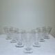 7 verres à vin 12cl art déco