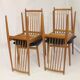 Set de 4 chaises scandinave années 70
