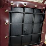 Chaises Arcadia en cuir Arper Italie années 1980, set de 4