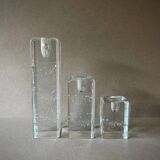 Chandeliers en verre Arkipelago Timo Sarpaneva pour Iittala Finland