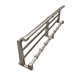 Vintage Aluminium Coat Rack With Hat Shelf – 1970s