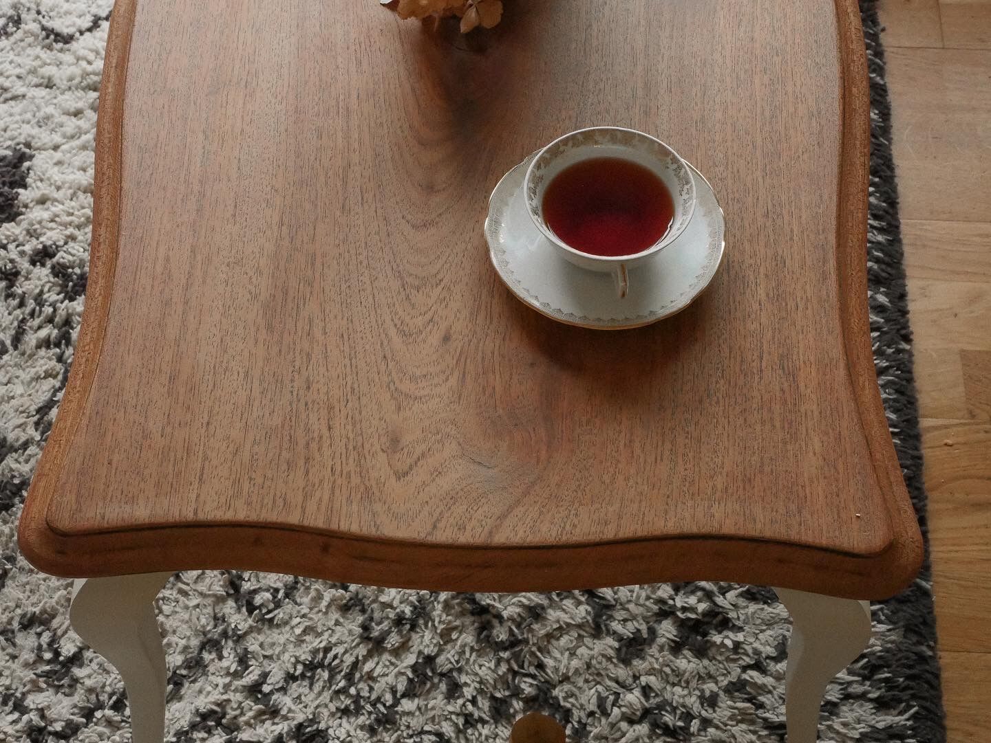 Romantic vintage coffee table