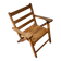 Mid-century wooden foldable children's chair, 1950s