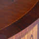 Restored Biedermeier Side Table, Walnut, Maple, Unique Marquetry, France, 1850s