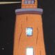 Plateau à service Art-Déco – Peinture sous verre & nacre