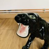 Ceramic black panther from Monaco