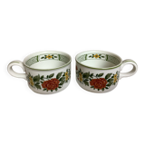 Pair of Villeroy & Boch Summer Day cups