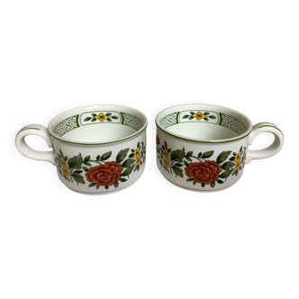Pair of Villeroy & Boch Summer Day cups