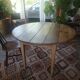 Table de ferme ronde D 130 cm