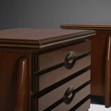Set of Walnut Cabinets by Mobil Girgi