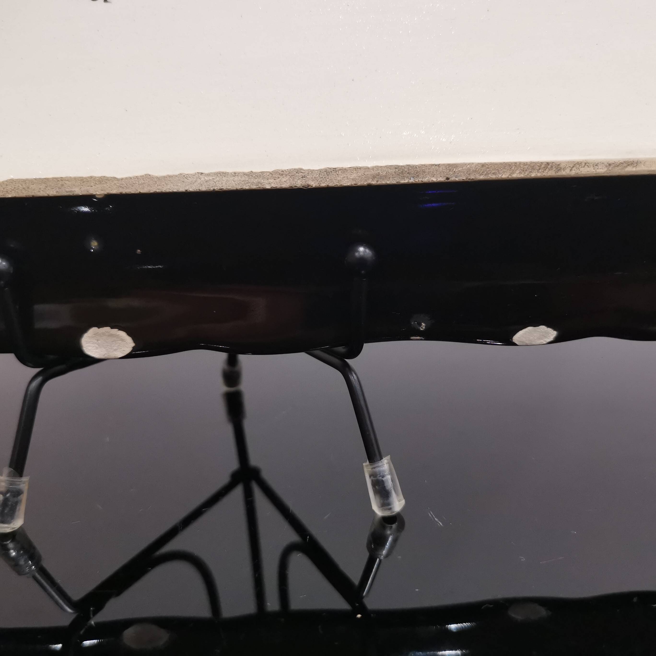 Rectangular art deco dish Longwy Pigalle 1960