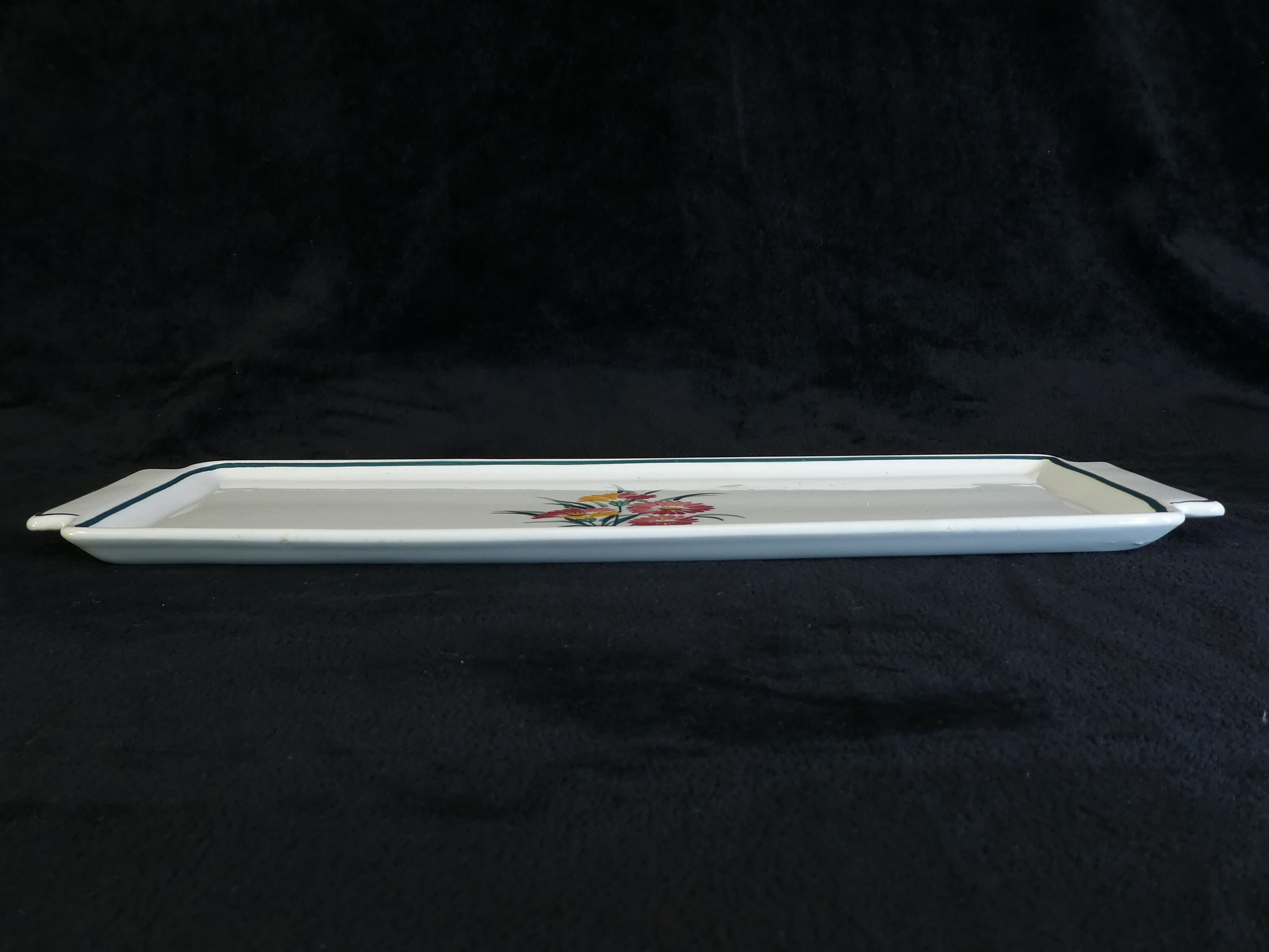 Cake service in faiences by Gien model butterfly