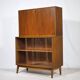 Mid Century Secretary Display Cabinet Highboard in Teak, 1960s