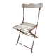 Chaise de jardin en latte de bois pliante