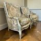 Ensemble de 2 fauteuils baroques vintage / chaises individuelles / sièges