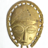 African bronze mask