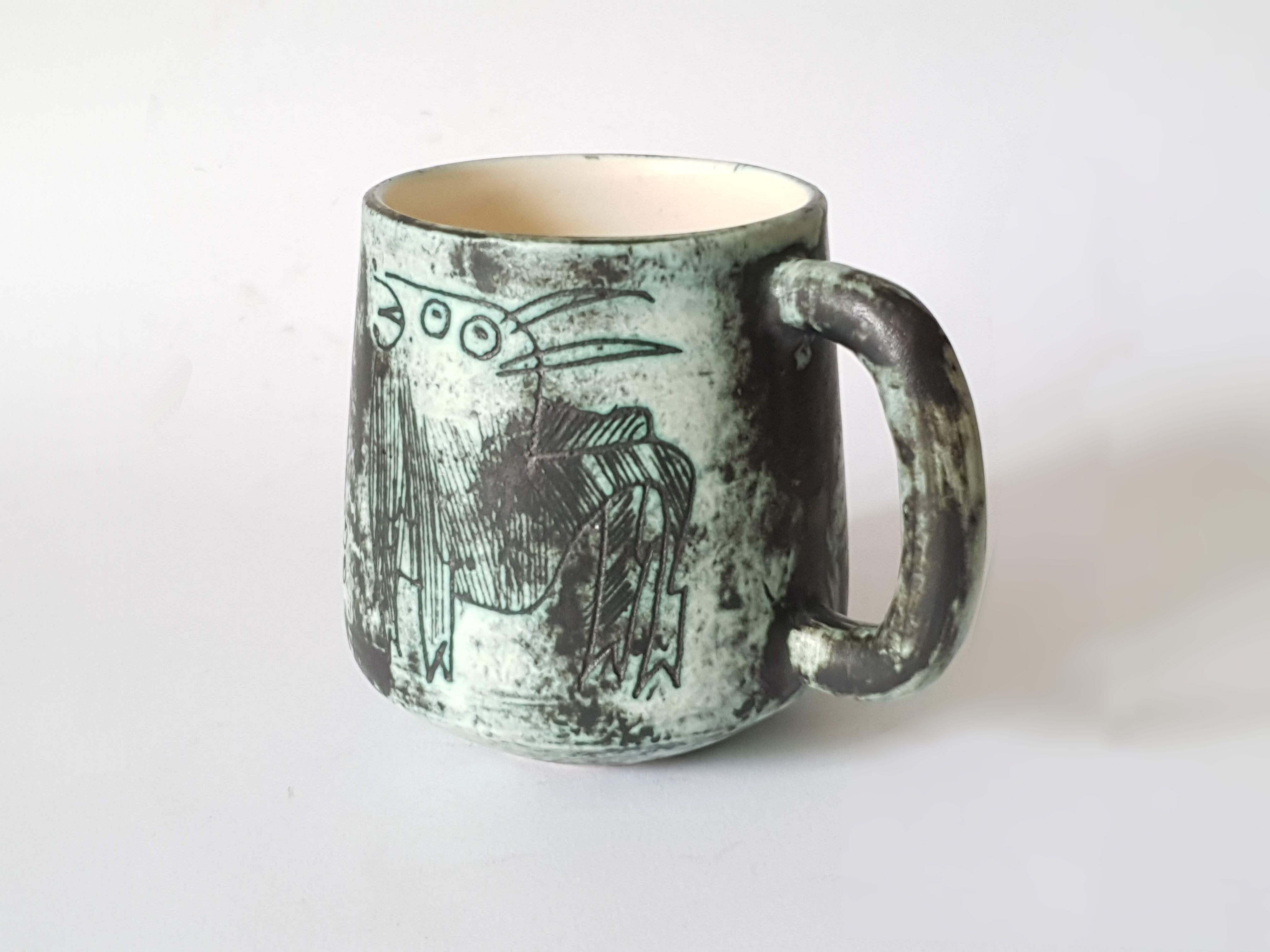 Ceramic cup by Jacques Blin