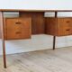 Danish teak floating desk by A.P. Svenstrup, 1960