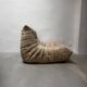 Amber beige Togo armchair by Michel Ducaroy for Ligne Roset.