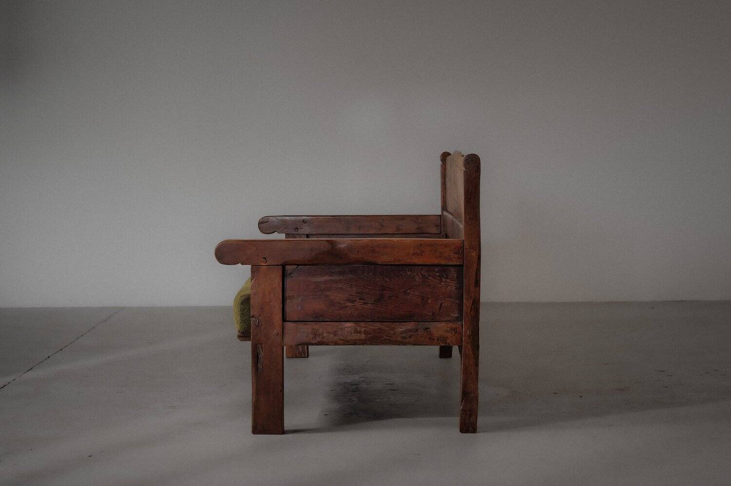 Mountain bench, folk art, 1800