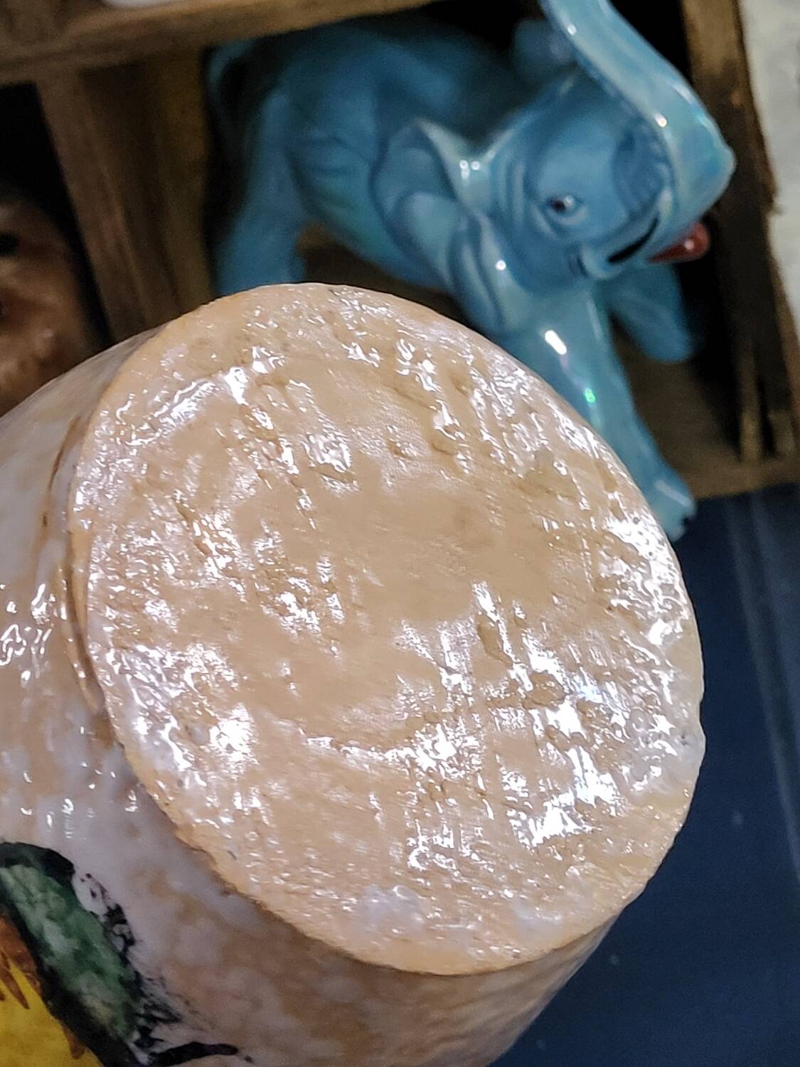 Pitcher decorated with fruit