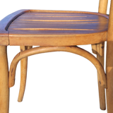 Chaise bistrot vintage en bois