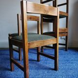 Set of 4 authentic Michelucci chairs