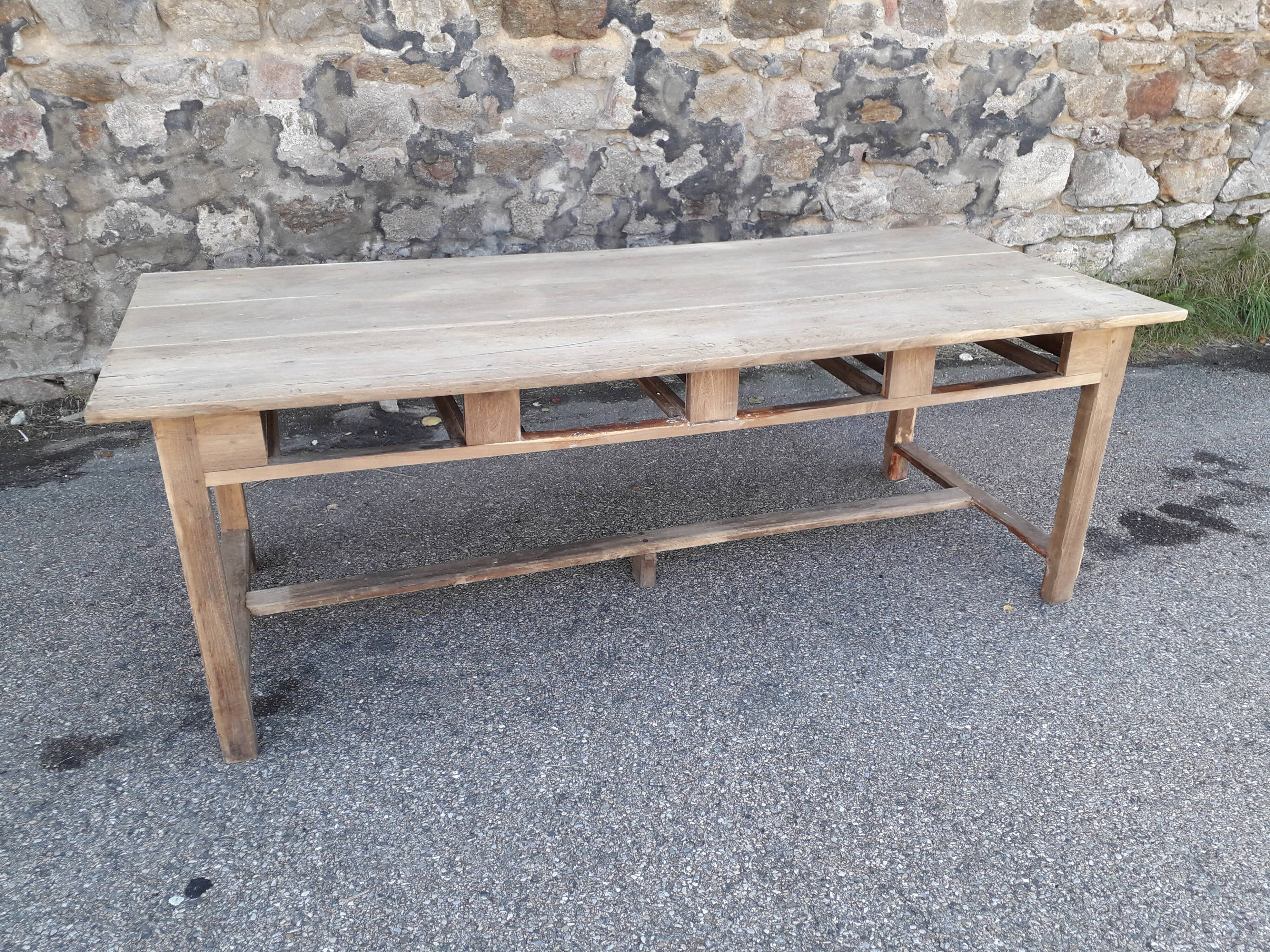 214 cm drawer farm table