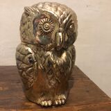 Golden owl ice bucket Mauro Manetti