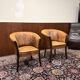 Ensemble de chaises en cuir de mouton anglais classique