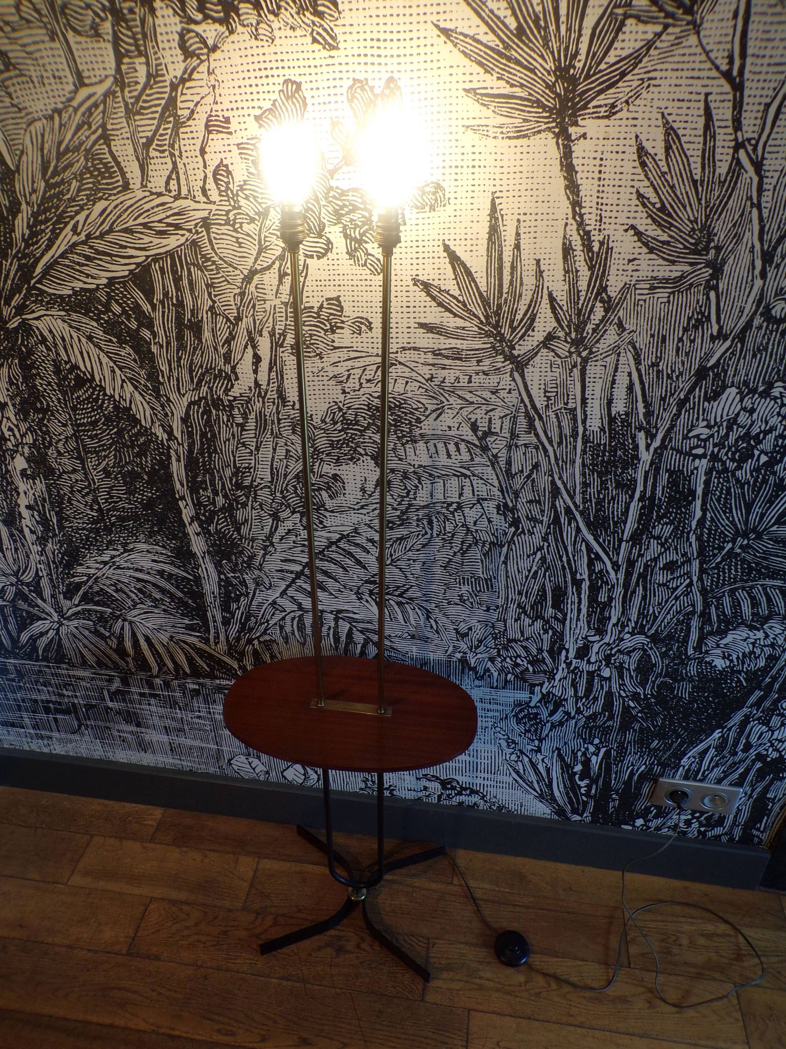 Lampadaire Jean Gandelin 2 feux